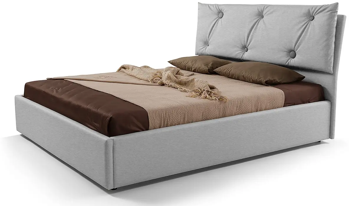 Кровать с матрасом Montella Helen Monolith 84 Gray Light + Saltconfort Classic Ortopedic 160х200/20 - 4