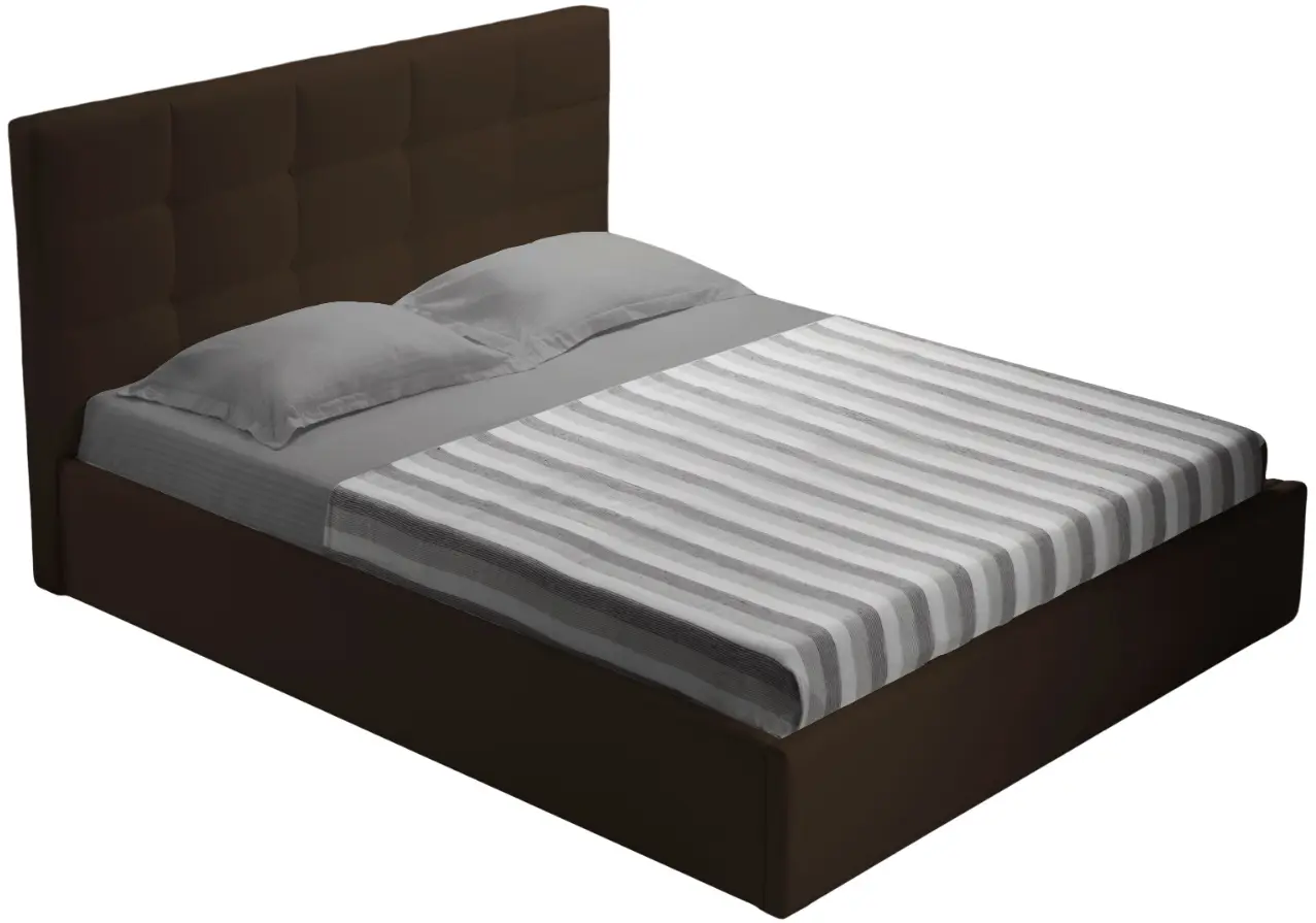 Кровать с матрасом Montella Napoli Riviera 28 Dark Brown + Saltconfort Classic Ortopedic 160х200/20