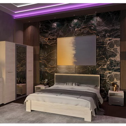 Pat cu saltea Yasen Bari Hickory Rockford Light + Saltconfort Classic Ortopedic 160х200/20 Thumb