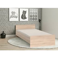 Pat cu saltea Yasen Nepo LOZ/90 Sonoma Oak + Saltconfort Classic Ortopedic 90х200/20 Thumb