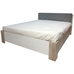 Кровать с матрасом Yasen Venera ламельное основание Craft Gray Oak/White + Saltconfort Classic Ortopedic 160х200/20 Thumb