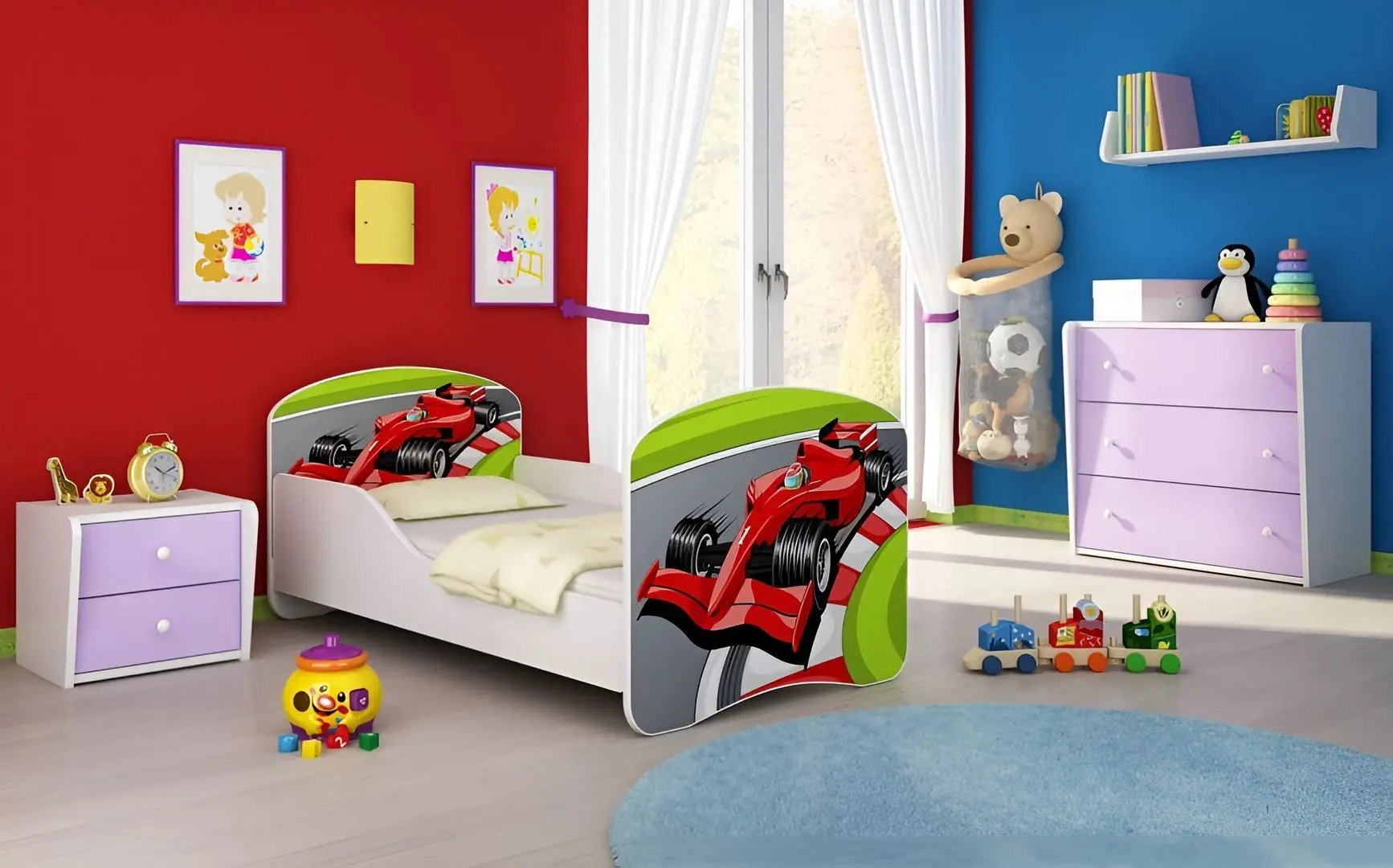 Pat ACMA Meble Acma I Formula 1 70x140 saltea 6cm (White)