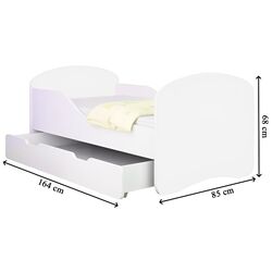 Pat ACMA Meble Acma I Formula 1 80x160 sertar/saltea 7cm (White) Thumb