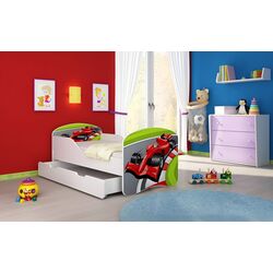 Pat ACMA Meble Acma I Formula 1 80x180 sertar/saltea 7cm (White)