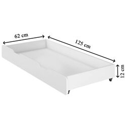 Pat ACMA Meble Acma I Zoo 70x140 sertar/saltea 6cm (White) Thumb