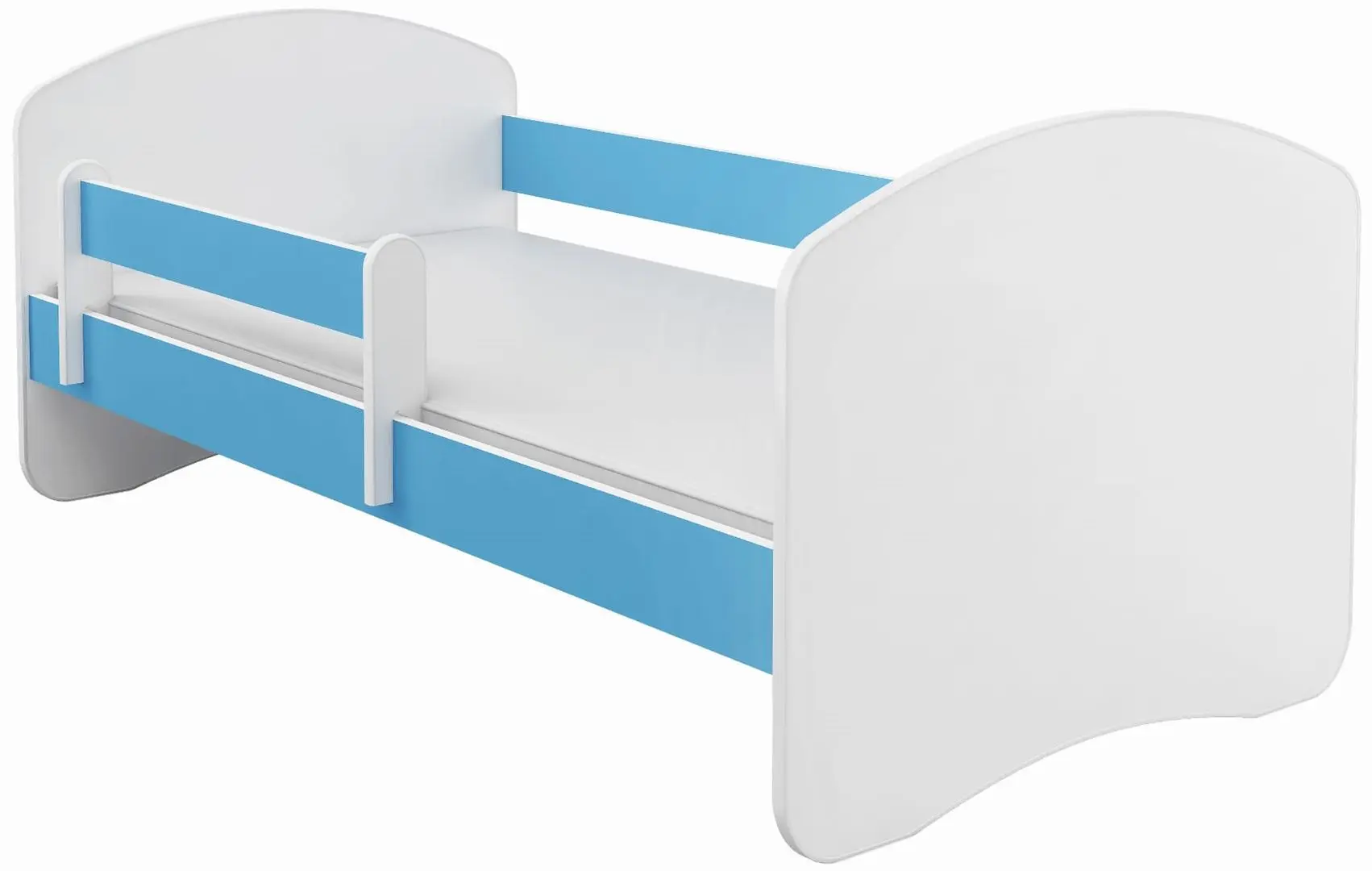 Pat ACMA Meble Acma II 70x140 bariera/saltea 6cm (White/Blue)