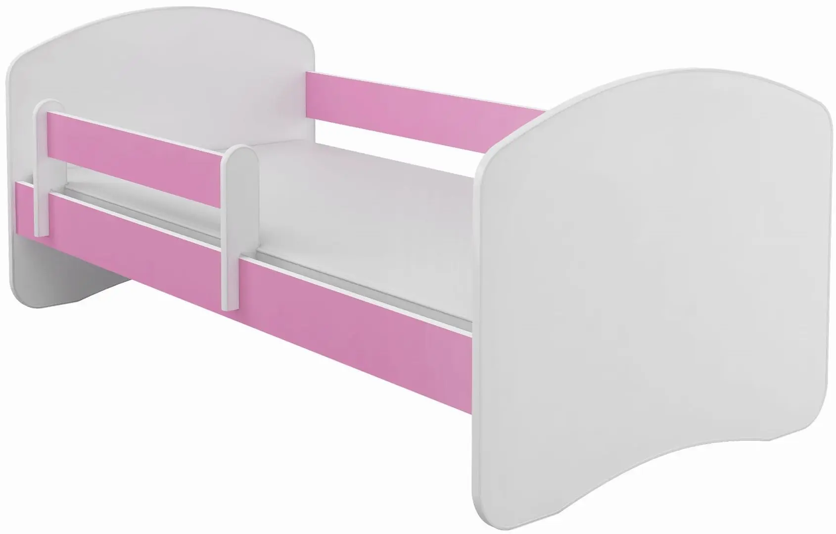 Pat ACMA Meble Acma II 70x140 bariera/saltea 6cm (White/Pink)