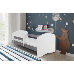 Pat ACMA Meble Acma II 80x160 bariera/saltea 7cm (White/Gray)