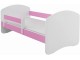 Pat ACMA Meble Acma II 80x160 bariera/saltea 7cm (White/Pink)