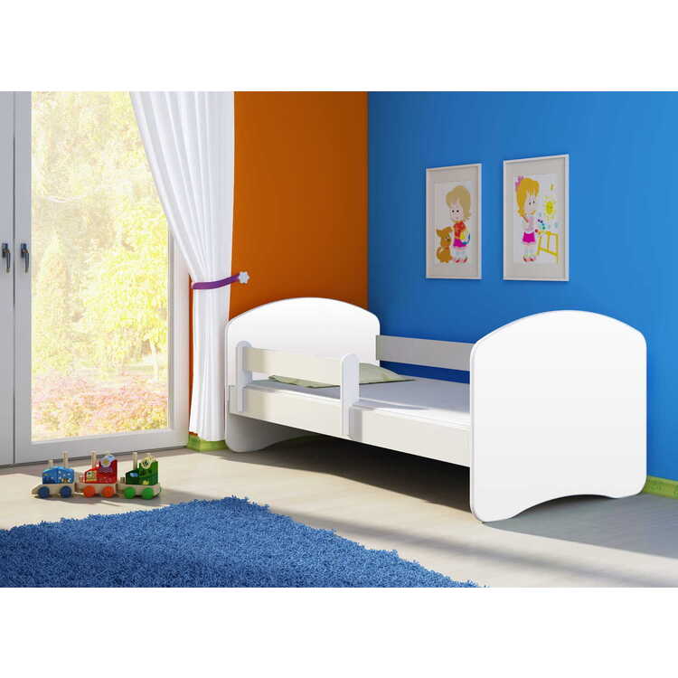 Кровать ACMA Meble Acma II 80x180 бортик/матрас 7cm (White)