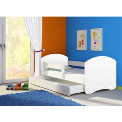 Pat ACMA Meble Acma II 80x180 bariera/sertar/saltea 7cm (White)