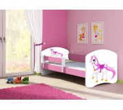 Pat ACMA Meble Acma II Horse 70x140 bariera/saltea 6cm (Pink)