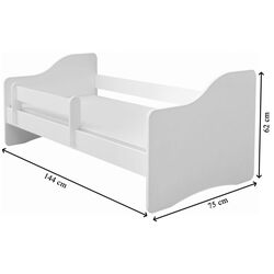 Pat ACMA Meble Acma III Happy 70x140 bariera/saltea 6cm (White) Thumb