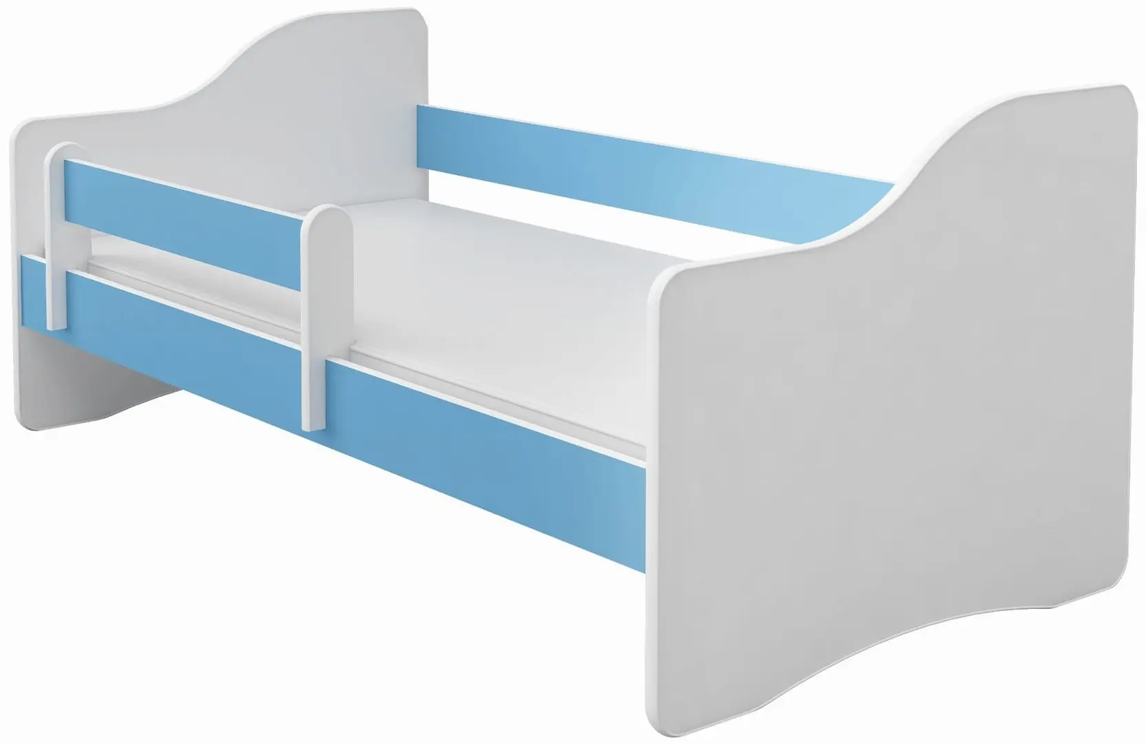 Pat ACMA Meble Acma III Happy 70x140 bariera/saltea 6cm (White/Blue)