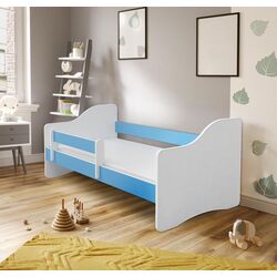 Pat ACMA Meble Acma III Happy 70x140 bariera/saltea 6cm (White/Blue)