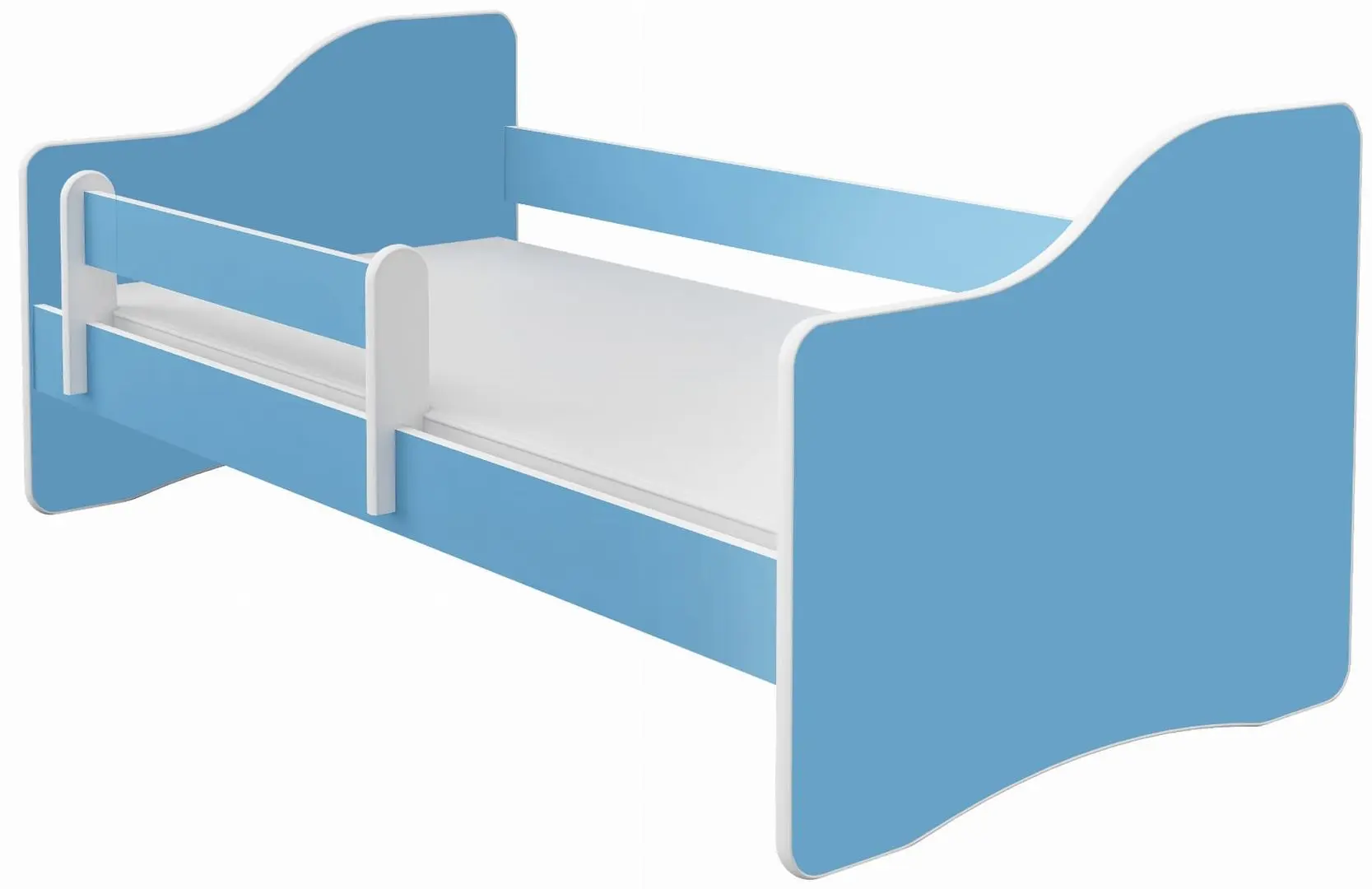 Pat ACMA Meble Acma III Happy 80x160 bariera/saltea 7cm (Blue)