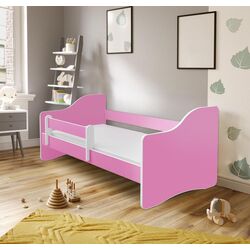 Pat ACMA Meble Acma III Happy 80x160 bariera/saltea 7cm (Pink)