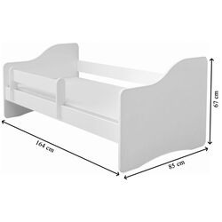 Pat ACMA Meble Acma III Happy 80x160 bariera/saltea 7cm (White) Thumb