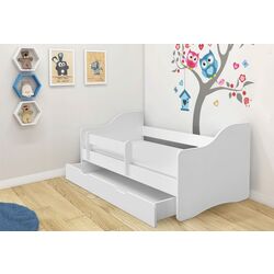 Pat ACMA Meble Acma III Happy 80x160 bariera/sertar/saltea 7cm (White)