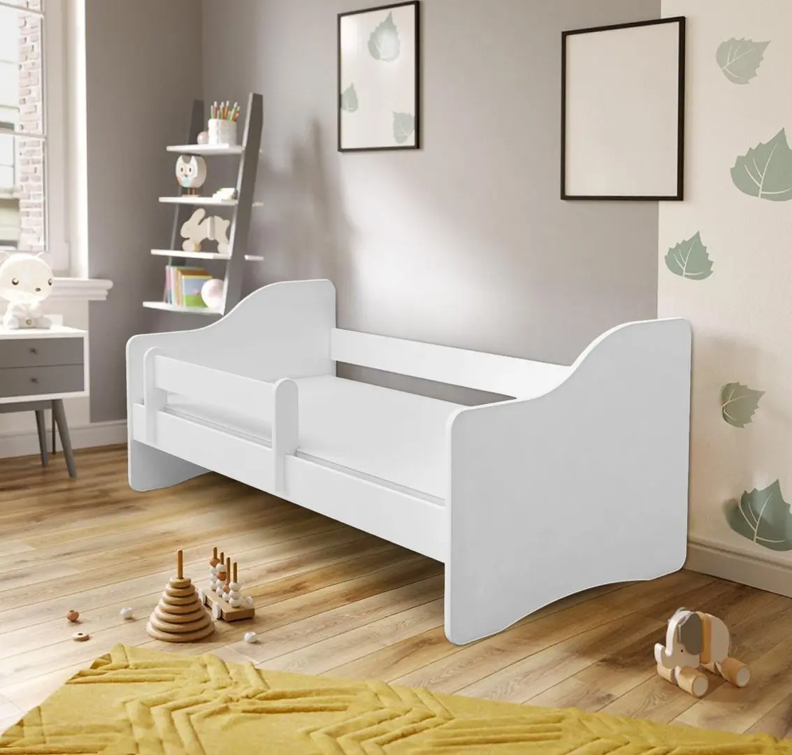 Pat ACMA Meble Acma III Happy 80x180 bariera/saltea 7cm (White)