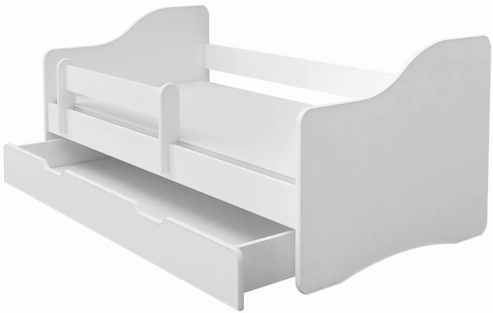 Pat ACMA Meble Acma III Happy 80x180 bariera/sertar/saltea 7cm (White)