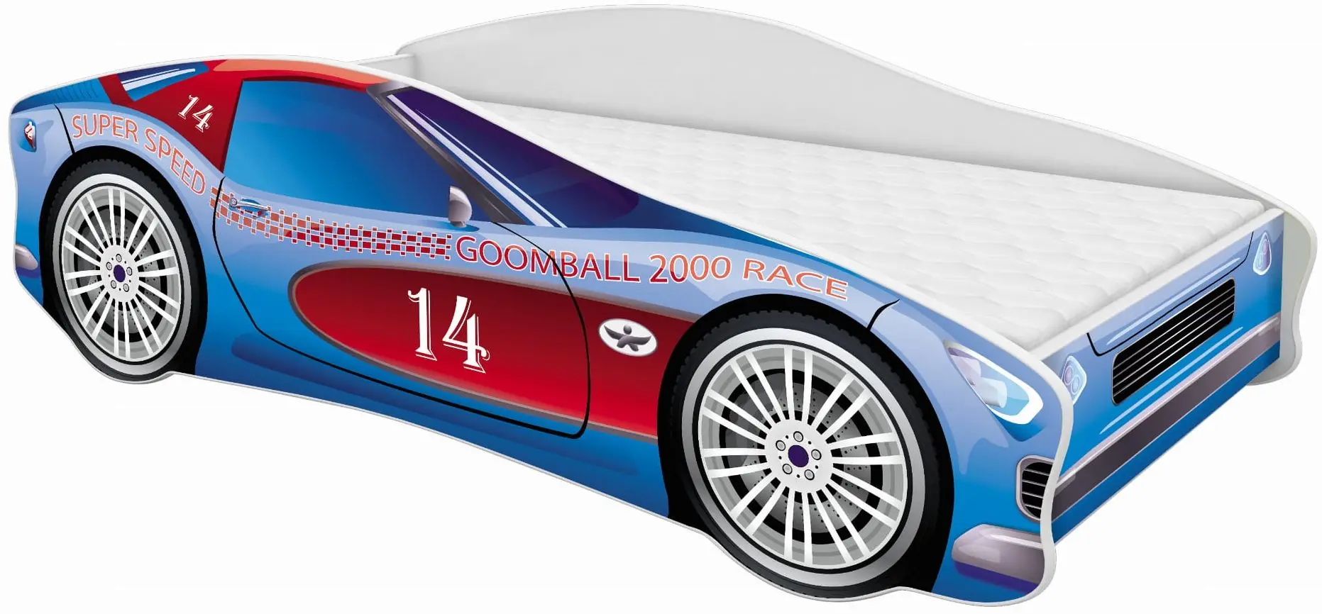 Pat ACMA Meble Acma V/Car №2 70x140 saltea 6cm (Blue)