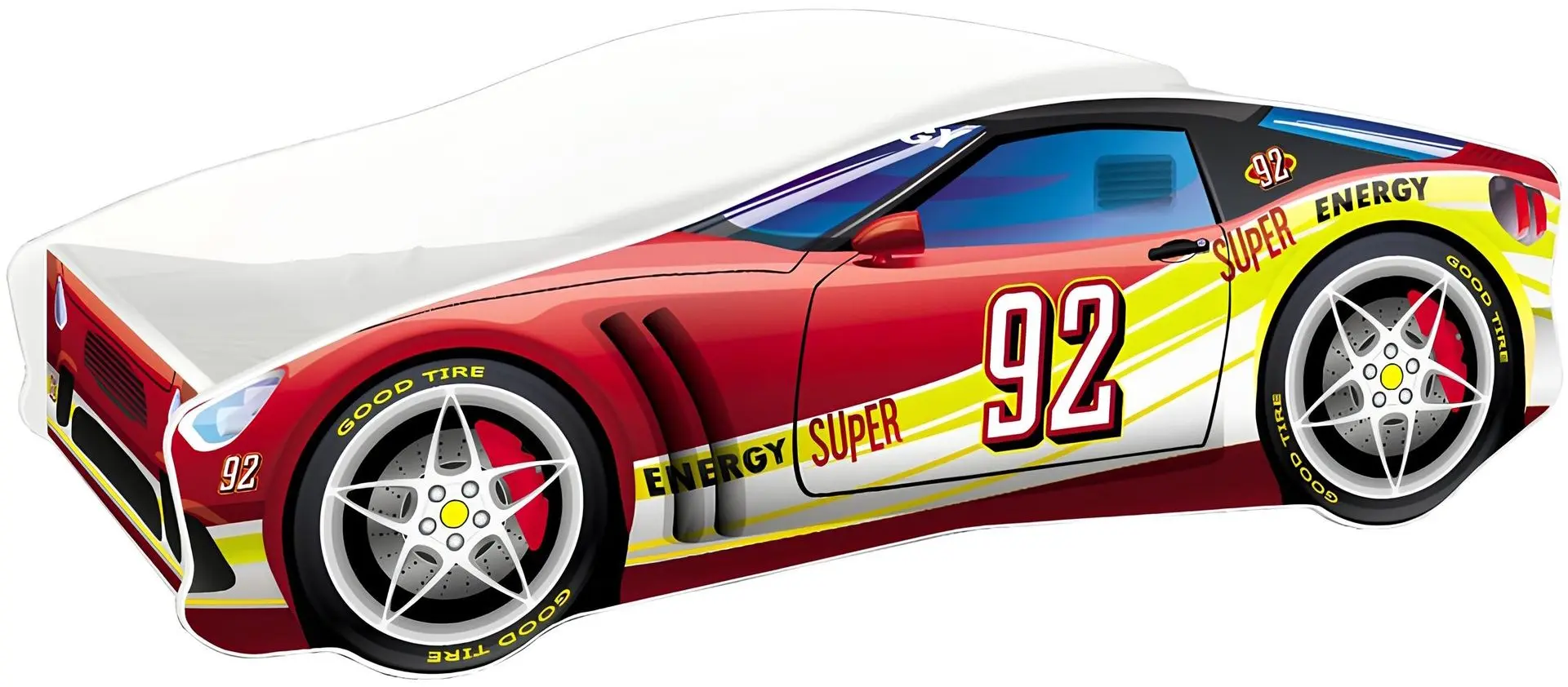 Pat ACMA Meble Acma V/Car №4 80x160 saltea 7cm (Red)