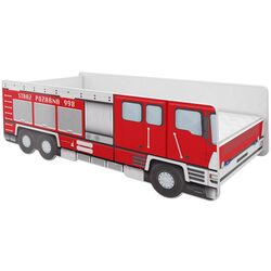 Pat ACMA Meble Acma VI/Fire Truck 70x140 saltea 6cm (Red) Thumb