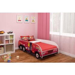 Pat ACMA Meble Acma VI/Truck LKW №3 80x160 saltea 7cm (Red)