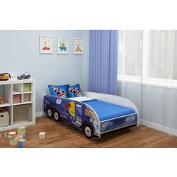 Pat ACMA Meble Acma VI/Truck LKW №8 70x140 saltea 6cm (Dark Blue)