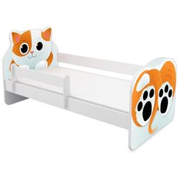 Pat ACMA Meble Acma VII Animals/Kitten 80x160 bariera/saltea 7cm (White/Orange) Thumb