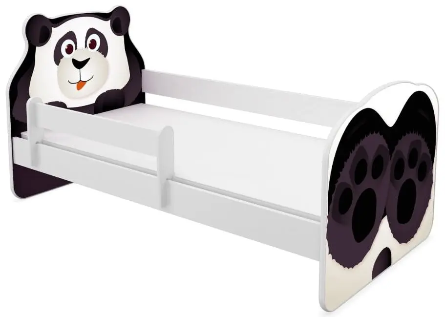 Pat ACMA Meble Acma VII Animals Panda 80x180 bariera/saltea 7cm (White/Black)