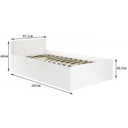 Кровать Akord CLP с подъемным механизмом 90x200 (Sonoma Oak) Thumb