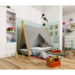 Кровать Akord Gem с матрасом 80x180 (Grey) Thumb