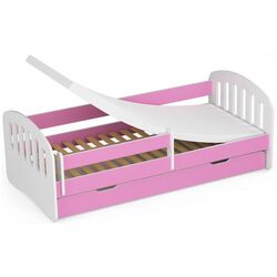 Кровать Akord Play с матрасом 80x180 (White/Pink) Thumb