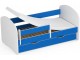 Pat Akord Smile cu saltea 70x140 (White/Blue)