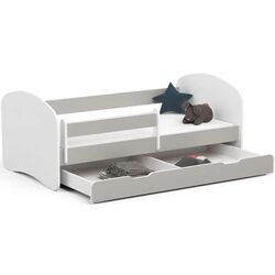 Кровать Akord Smile с матрасом 80x160 (White/Grey) Thumb