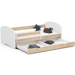 Кровать Akord Smile с матрасом 90x180 (White/Sonoma Oak) Thumb