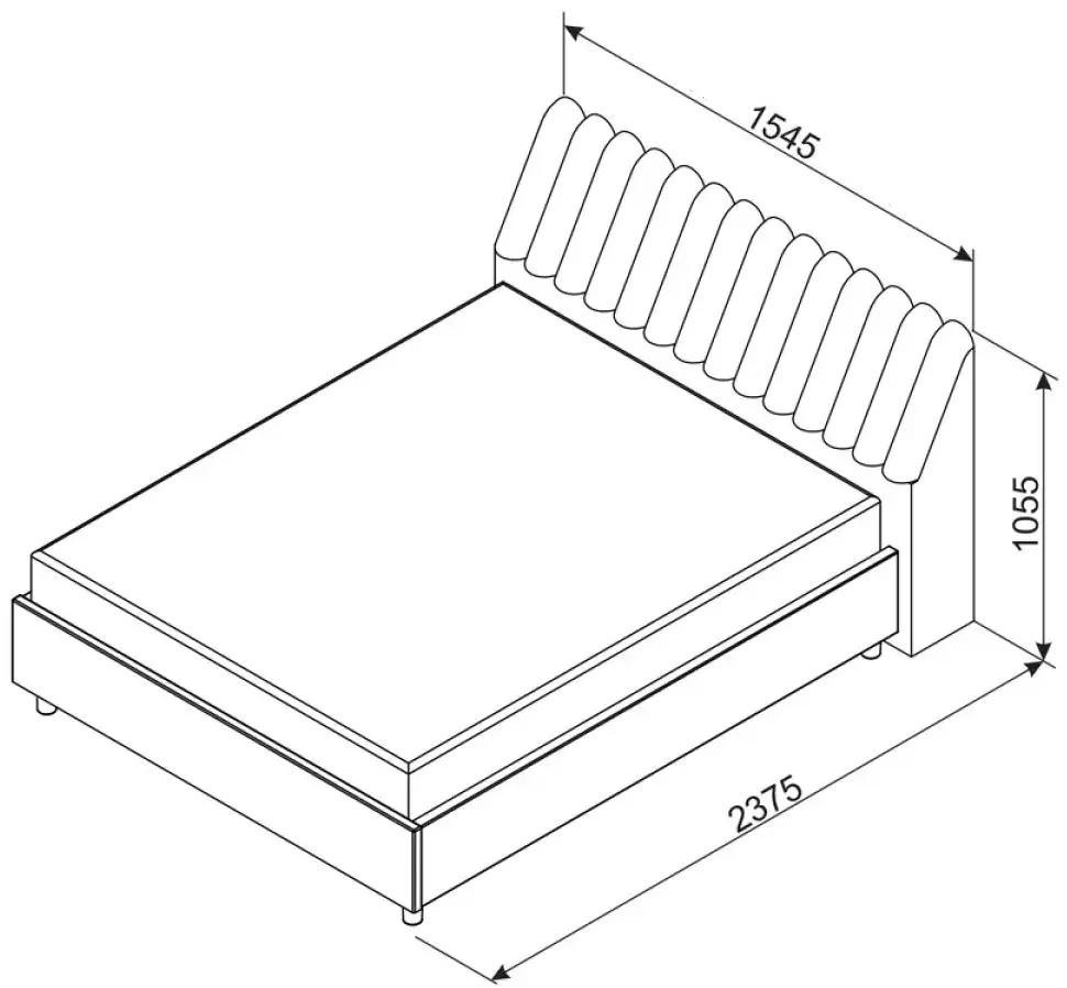 Кровать Ambianta Bremen 1.4m - 5
