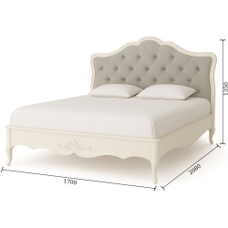 Pat Arta Mobilei AM150 160x200 Jes 31 (White/Grey) Thumb