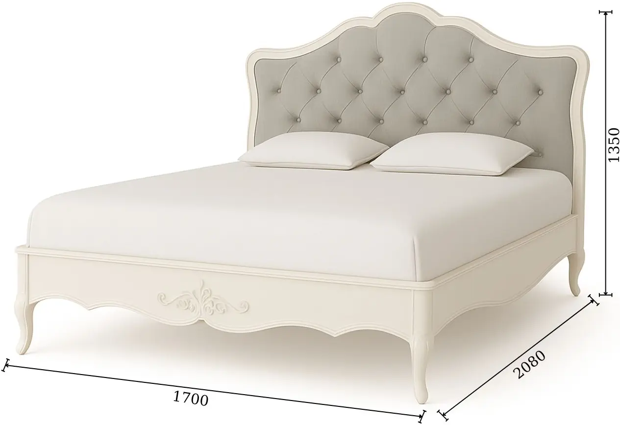 Pat Arta Mobilei AM150 160x200 Jes 31 (White/Grey)