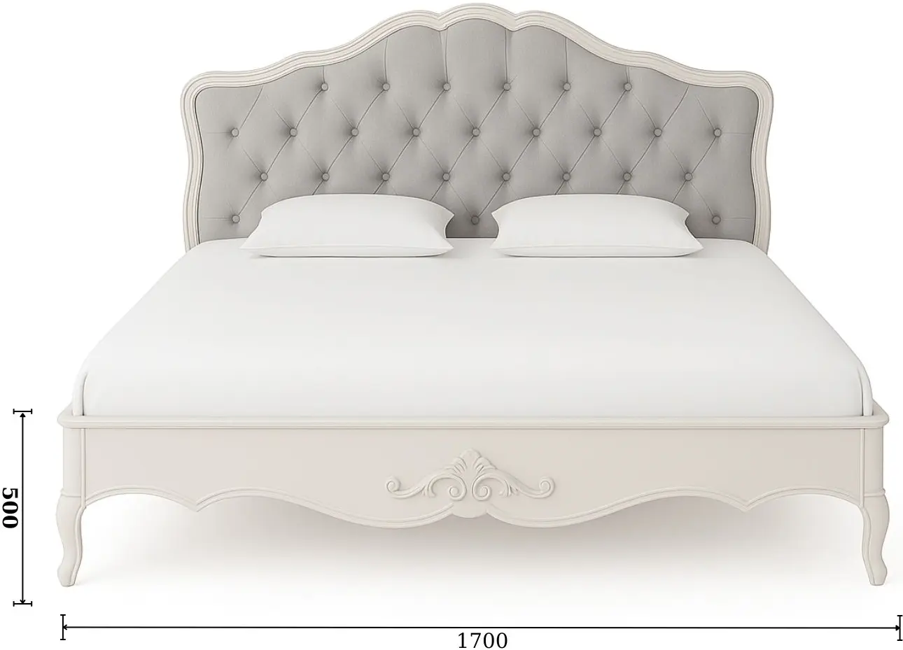 Pat Arta Mobilei AM150 160x200 Jes 31 (White/Grey)