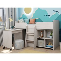 Кровать-чердак Astrid-Mebel Каприз 14 (Ясень Анкор Светлый)