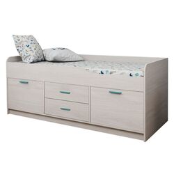 Кровать Астрид-Мебель Каприз 18 (Ясень Анкор Белый)