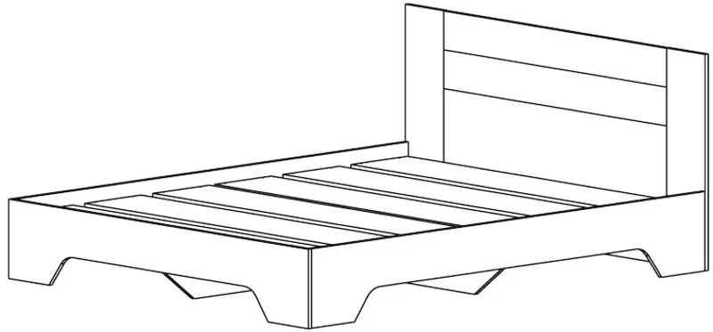 Pat Астрид-Мебель Kvadro КВД.10 (Delano Oak Light) - 2