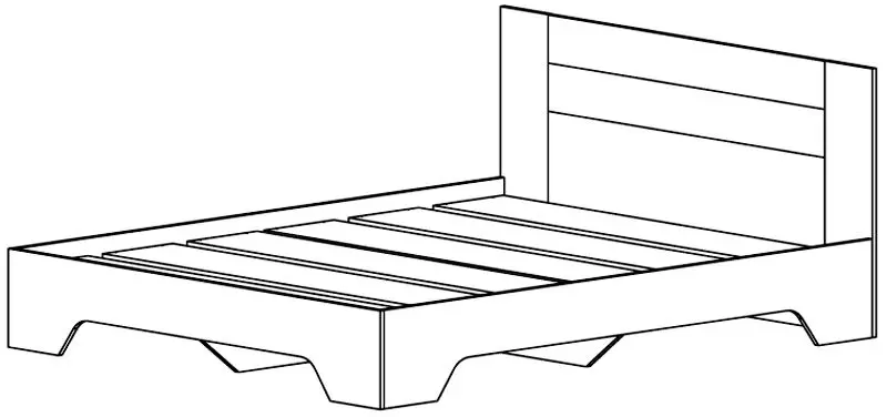 Pat Астрид-Мебель Kvadro КВД.11 (Delano Oak Dark) - 2