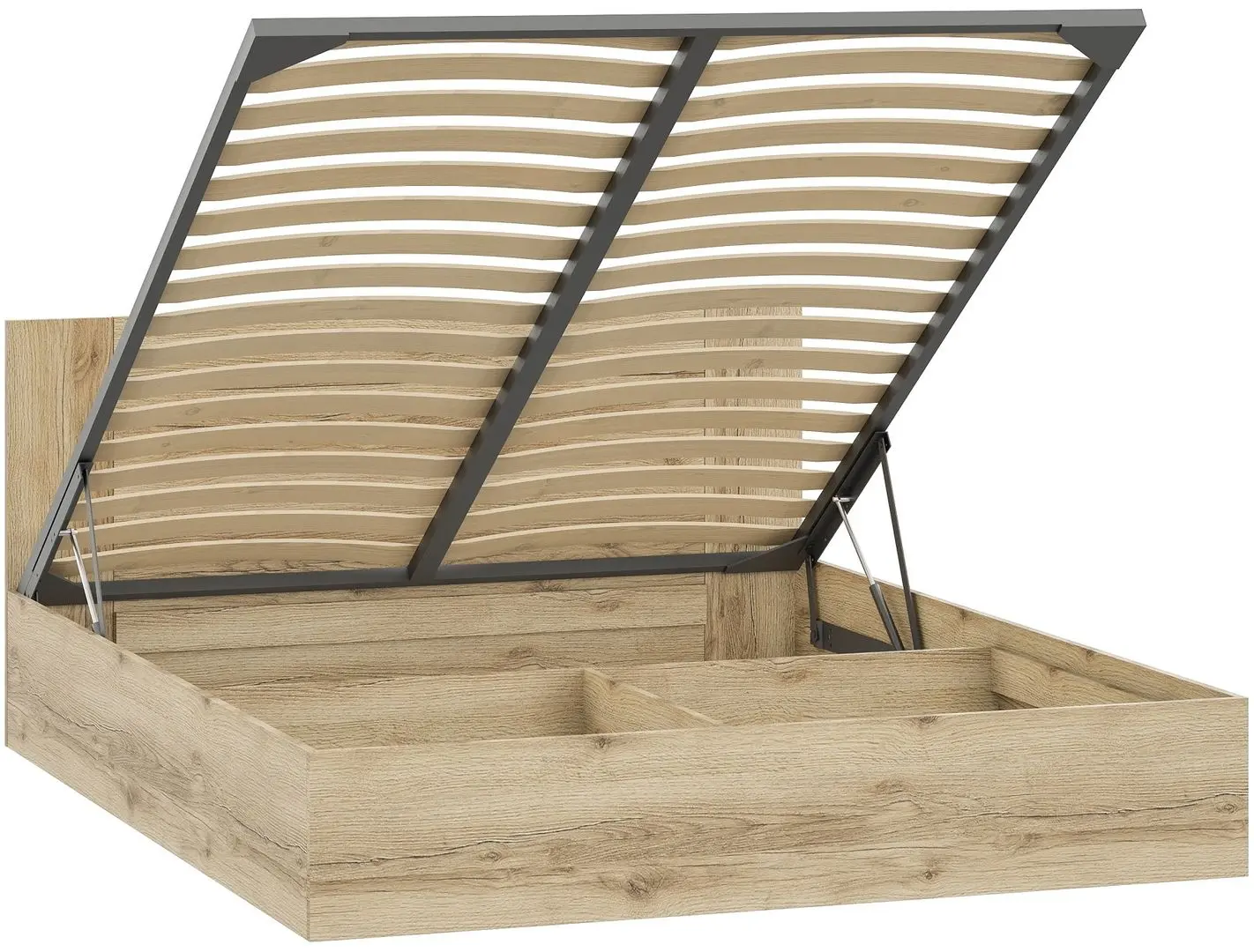 Pat Астрид-Мебель Kvadro КВД.12 Delano Oak Light (cu mec. de ridicare)