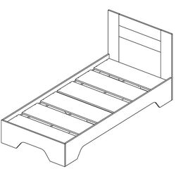 Pat Астрид-Мебель Kvadro КВД.14 (Дуб Делано Тёмный) Thumb