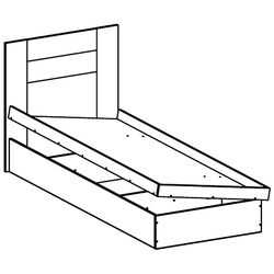 Pat Астрид-Мебель Kvadro КВД.15 Delano Oak Light (c подъем. мех) Thumb