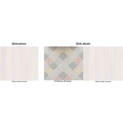 Pat-mansarda Астрид-Мебель Kapriz 1 (Ash Anchor Light/Fir-trees) Thumb